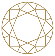 image of the position mark logo in outline gold